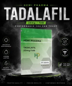 Hemipharma Tadalafil 20mg Tablets